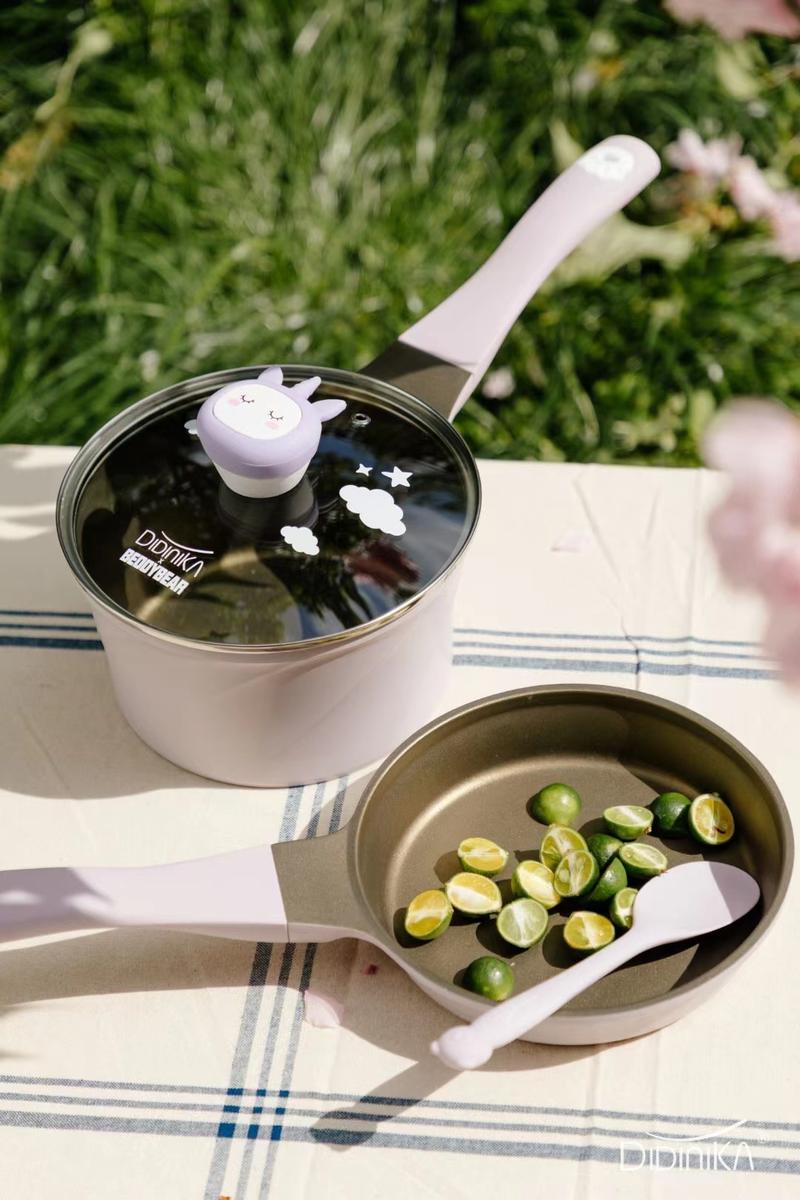 Product Introduction of [Ready Stock] Authentic Korea Didinika Baby Food Non Stick Cooking Utensils | cookware | Animal Series 18cm｜FREE GIFT 32