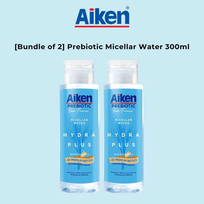 AIKEN Prebiotic Hydra Plus Micellar Water 300ml Makeup Mineral - TikTok ...