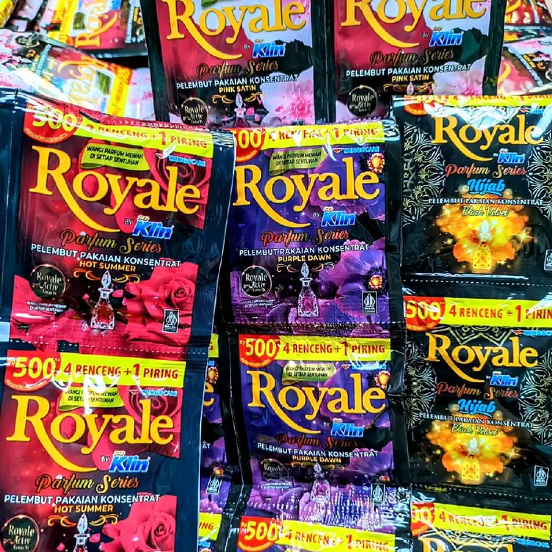 Murah Royale renceng 72 sachet 13ml,  pewangi pakaian konsentrat 0