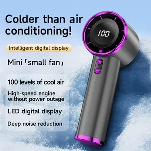 4000mah Model Baru Kipas Angin Kecepatan Tinggi 100 Kecepatan Dapat Disesuaikan Kipas