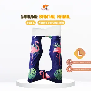 BABY U GROW - Sarung Bantal Hamil Large - Katun Catra