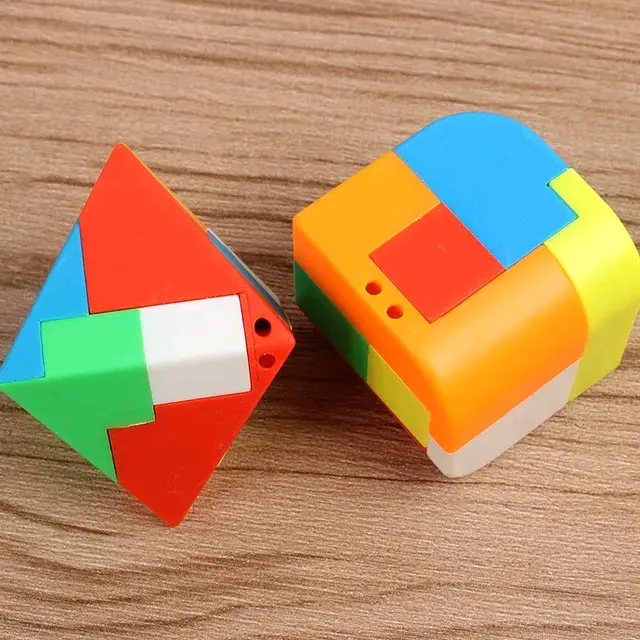 PAKET 6 Pcs RUBIK PUZZLE PINTAR BALL CUBE - MAINAN EDUKASI ANAK BOLA PINTAR RUBIK PUZZLE BRICK BLOCK TOYS 4
