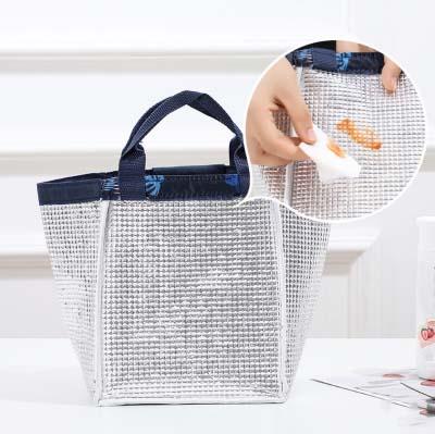 IOS 613 Tas Bekal Lunch Cooler Bag  Waterproof Tas Bento Alumunium Foil Lunch Bag Import COD 4
