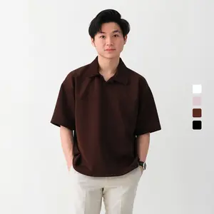 SANVANINA Camden Boxy Polo Shirt | Kaos Polo Scuba Kerah | Polo Shirt Boxy Fit Cutting PC-16