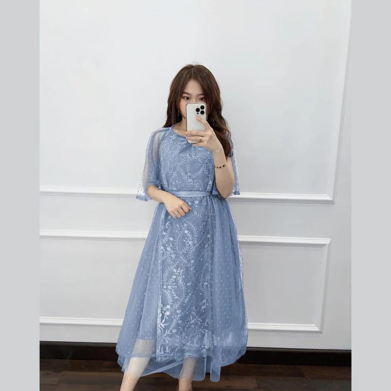 Product Introduction of O2 Fashion / Dress Lorenza / dress wanita / bisa cod /dress casual 8