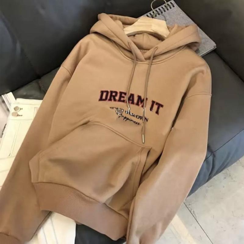 SWEATER HOODIE DREAM IT UNISEX SABLON DTF    Distro Fleece Digital 4