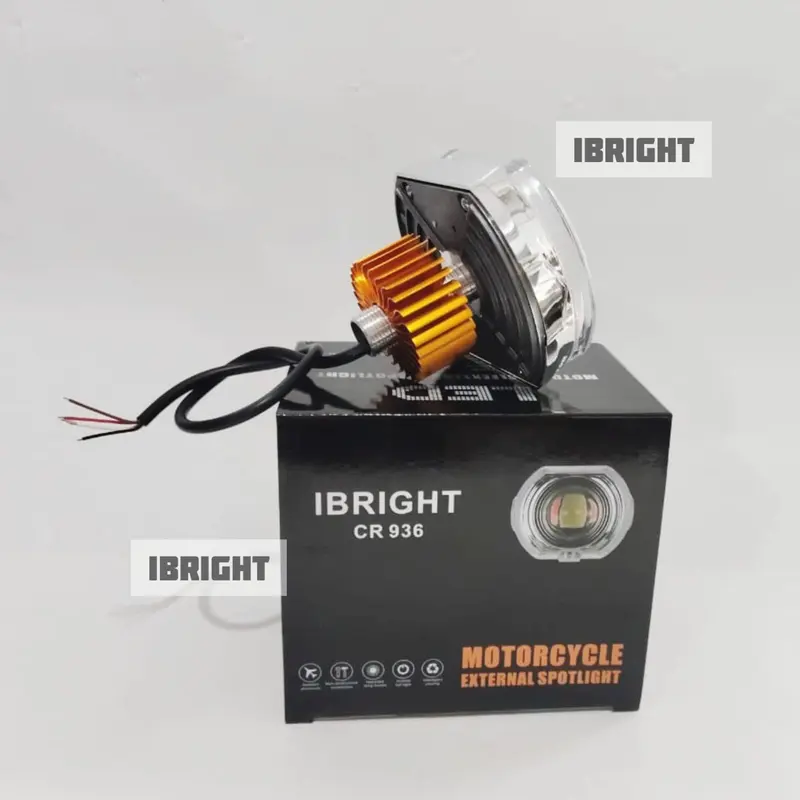 IBRIGHT CR936 - Projie Biled Cut Off 4.5inc Black & Silver Series 6