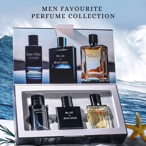 【Instant delivery/COD+Free Shipping】NEW JEAN MISS EDP PERFUME SET Set wangi tiga dalam satu Set Hadiah Untuk Lelaki 3 Botol Parfum Bertahan Wangi 30ml - Men Gift stunner Perfume HQ PERFUME