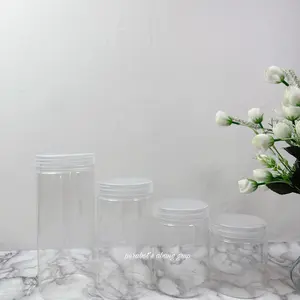 (12pcs)Toples Tabung Plastik/Toples kue/Toples makanan.