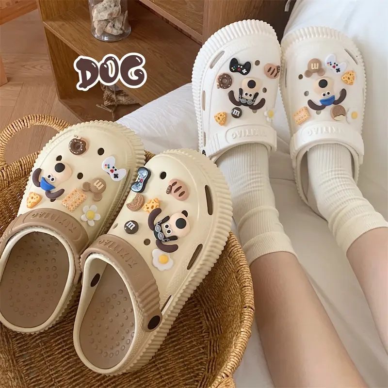Lateny Sandal pola kartun anak-anak Sandal sekolah anak laki-laki dan perempuan Sandal fashion orang tua-anak 8