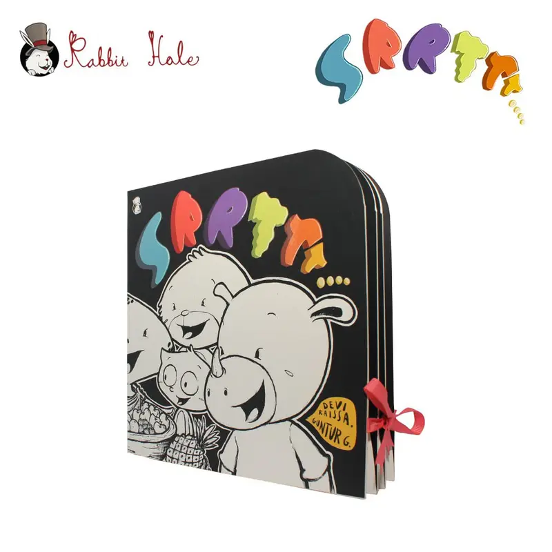 Boardbook High Contrast “Srrttt” - Usia 0+ [Pustaka Hulwah x Rabbit Hole] 0