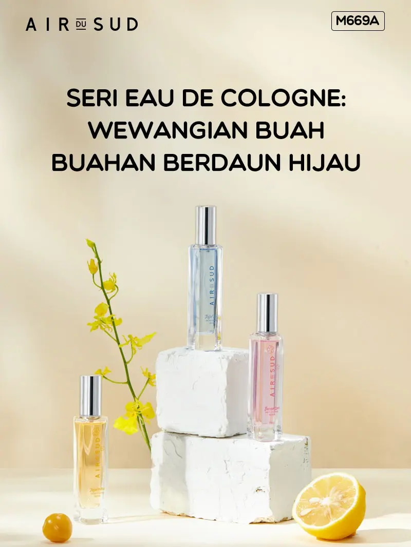 PARFUM AIR DU SUD Scented Candle EAU DE COLOGNE JOVJAL 15ml Tahan Lama Telinga Cepat Daun Jam Kering Lily Alis Tempat Pelembab Eyeliner