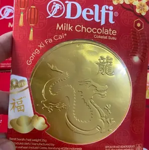 Delfi Coklat Delfi Edisi Imlek Chocolate Coin Edisi ular
