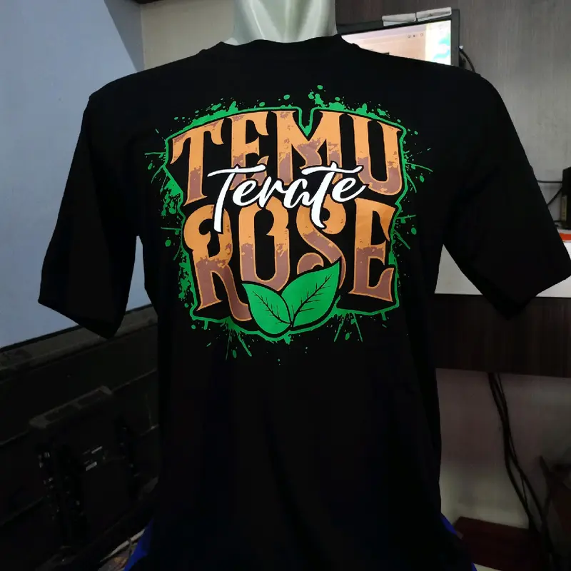 Kaos Psht Temu Rose Terate Katun Combed Lengan Pendek 1