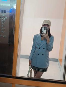 Product Review of Croptop , blosuses, long sleeves. Cotton Polyester Short Sleeve Long Sleeve Polka Dot Shirts Womenswear from M**n 0