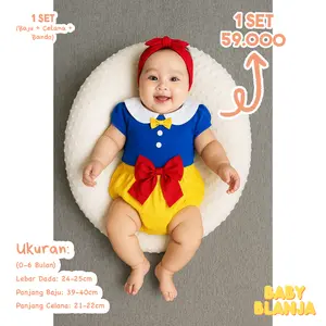 Baju Bayi Perempuan 0 6 Bulan Kostum Snow White