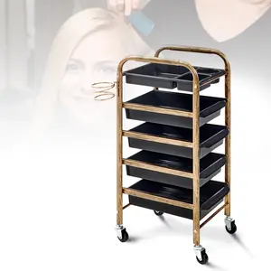 Troli Salon Trolley Barbershop rak facial Trolley Salon Rak Salon Alat Perkakas Trolly