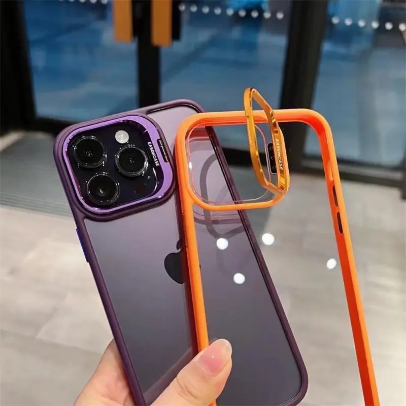 Case pelindung lensa kamera metal for iphone 15 14 13 12 11 pro pro max bonus ring camera TPU 1