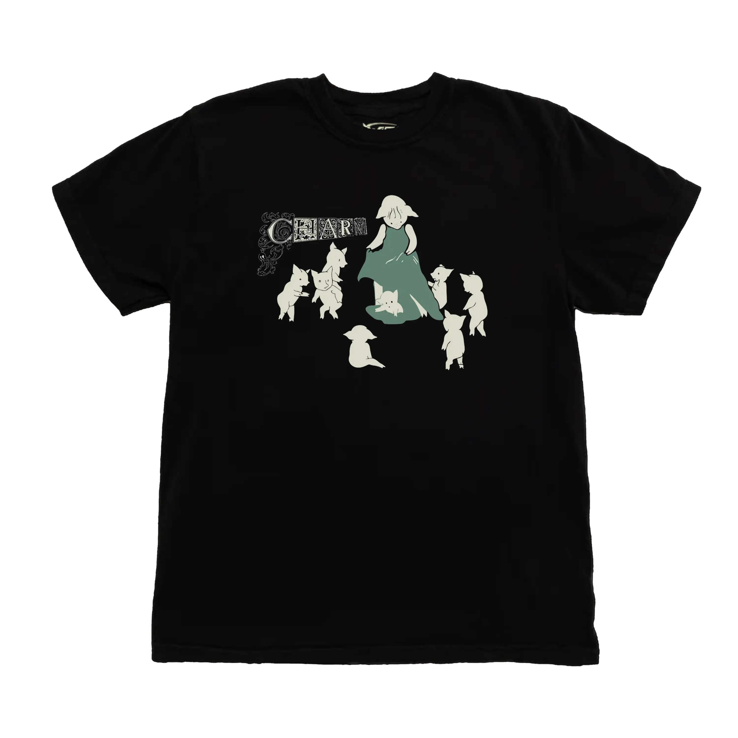 [AVICA] CLAIRO CHARM HERD T-SHIRT - BLACK