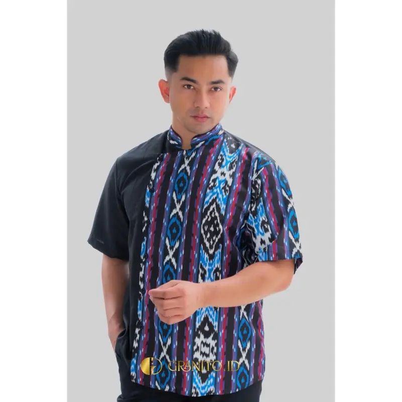 Granito.id - HAKIM POLI pria tenun kimono tenun jepara lombok toraja indonesia Granito.id Rompi 4