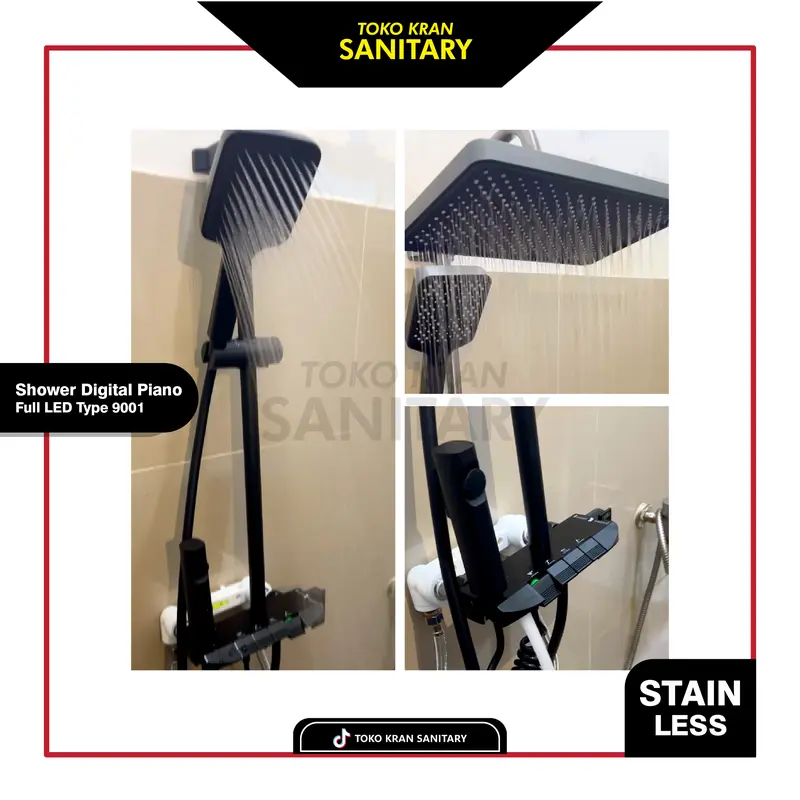 SHOWER COLUMN SET DIGITAL PIANO/SHOWER COLUMN KAMAR MANDI/SHOWER SET DIGITAL PIANO LED/SHOWER MODERN 4