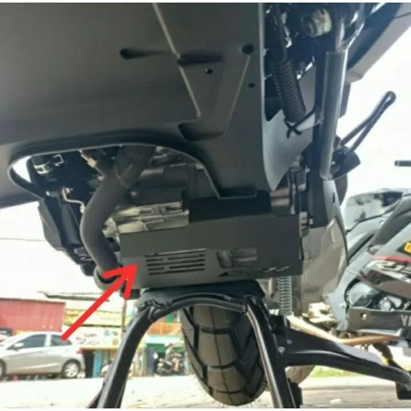 Tutup Mesin Pcx 160 Cover Mesin Motor Pelindung Mesin Motor Pcx 160 Merek Akai Racing Original 3