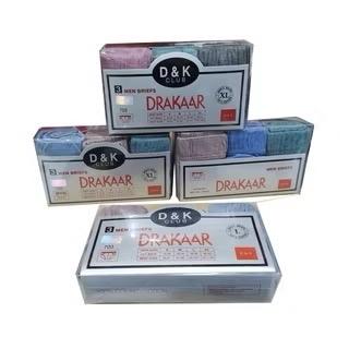 Celana Dalam Pria Drakaar 703 Bahan Katun Super Lembut Karet Anti Gatal  Cowok Segi tiga CD Pria [1 Box isi 3 Pcs] Nyaman Dewasa 4