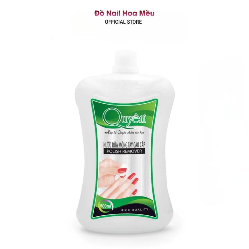 Nước Rửa Móng Tay Loại A Không Hương Mỹ Phẩm Tẩy Sạch Nhanh Chóng Acetone 500ml 1000ml