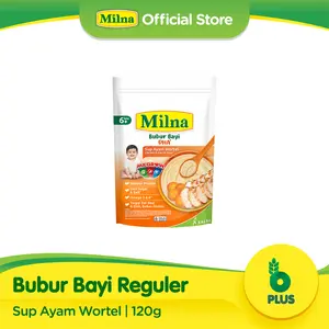MILNA BUBUR BAYI REGULER 6+ SUP AYAM WORTEL 120G