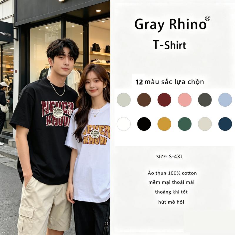Áo Thun Cotton, Phong Cách Thường Ngày Dễ Phối Đồ Mềm Mại Và Thoải Mái, Chất Liệu Cotton