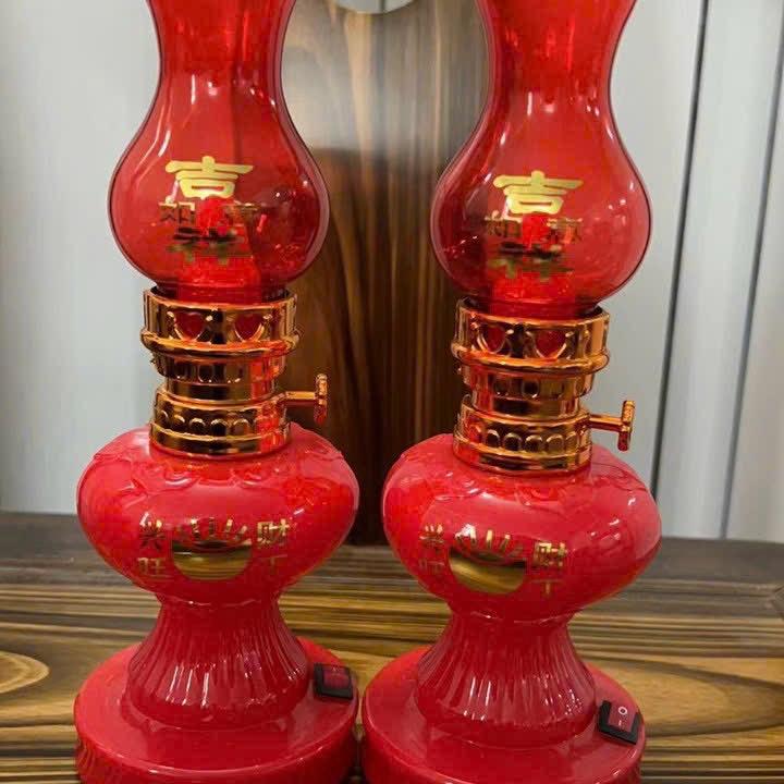 Đèn dầu thờ cúng sài pin( 1 cây - tặng kèm pin)    [Đèn thờ vĩnh cửu]_tiết kiệm điện năng. 5