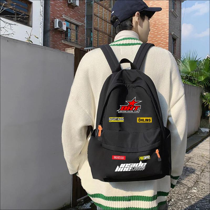 Product Introduction of Tas Ransel Pria Wanita Motif BRT RACING Backpack Kekinian Fashion Anak Sekolah SD SMP SMA 19