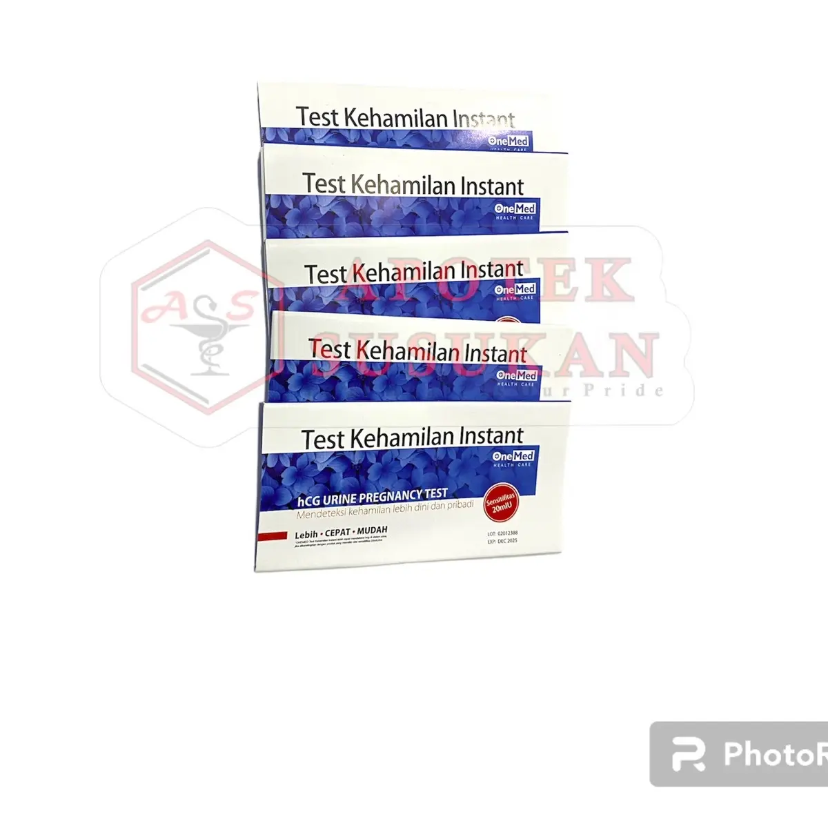 Onemed tespek uji tes kehamilan isi 5 strip test pack