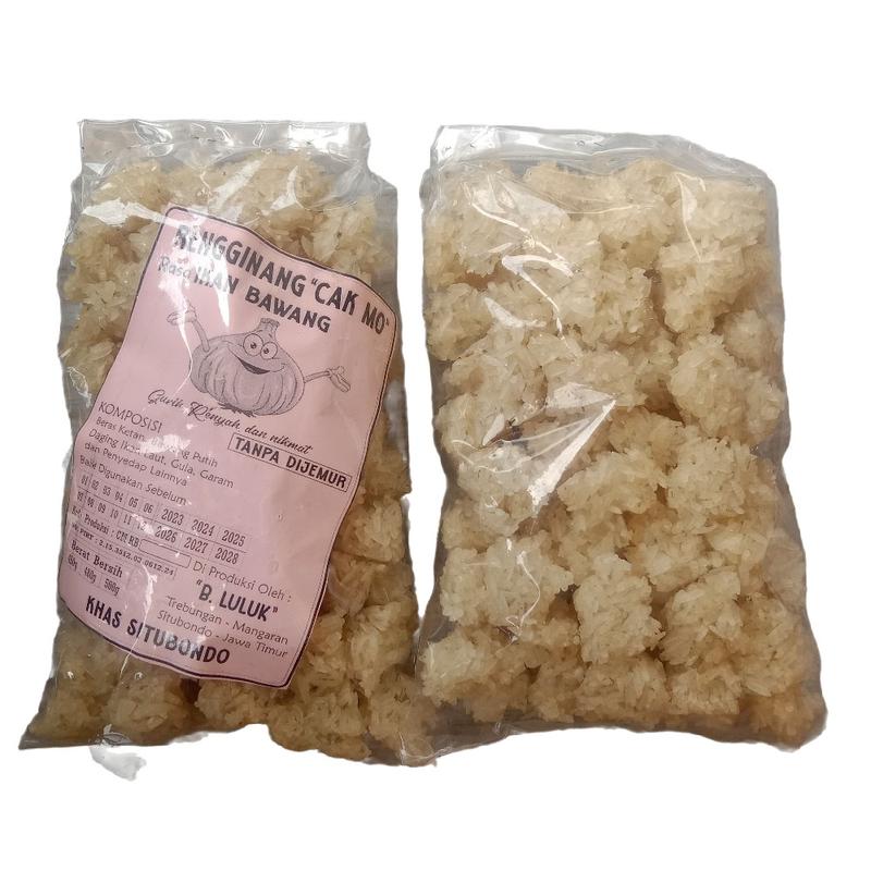 Product Introduction of 1pcs Rengginang Mentah Situbondo Rasa Bawang Bentuk Jujjuk/Jumput Tanpa Dijemur ±400g 8
