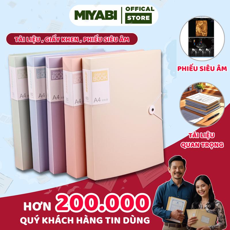 File lá đựng giấy a4 nhiều ngăn - sổ lưu hình siêu âm cute - File đựng tài liệu - file lá học sinh đa năng a4 30 60 Lá Họa Tiết Cute