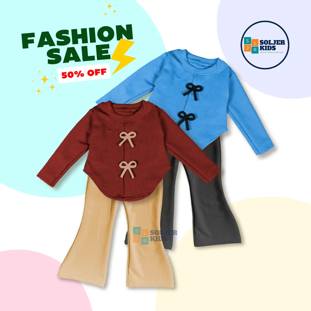 KHALISA CELANA ONESET - Setelan Pakaian Anak Perempuan Korea Fashion Kids
