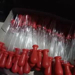 Pipet tetes kaca 9cm dot merah isi 100 pcs
