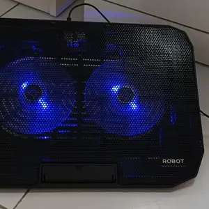 ROBOT Laptop Cooling Pad RCP10 Kipas Pendingin Holder Dual Port USB-A Laptop Computer - Garansi 1 Tahun [BISA COD]