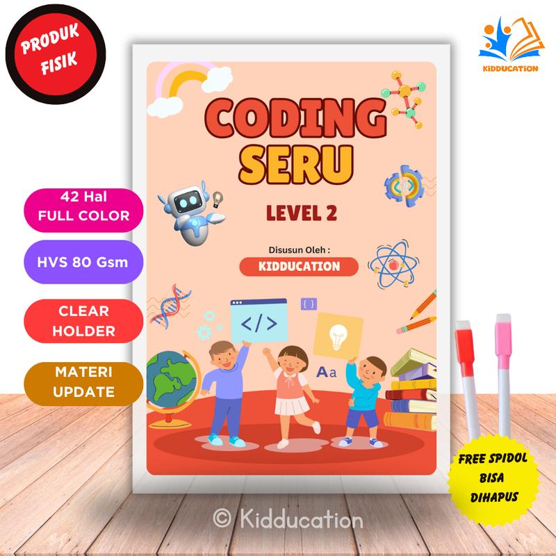 Buku Coding Anak SD Kelas 3+ Worksheet Belajar Algoritma Kompleks ...