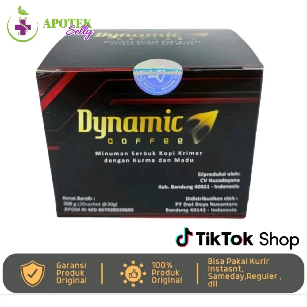 KOPI DYNAMIC ORIGINAL DNMC COFFEE 1 BOX ISI 10 SACHET