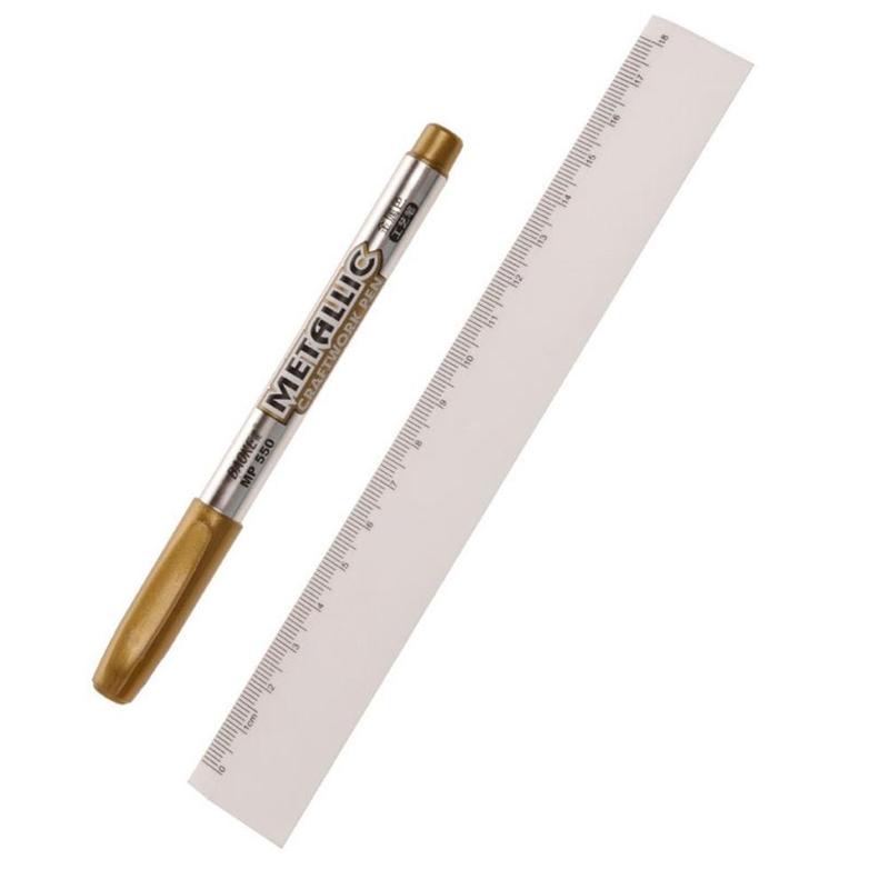 Product Introduction of 1pcs Craft Pen Marker Pen Signature Pen Metallic Luster Signature Quality Durable Constant Good W3O9 16