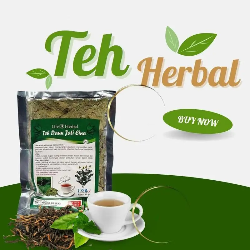 AMPUH!! teh daun herbal original 100%