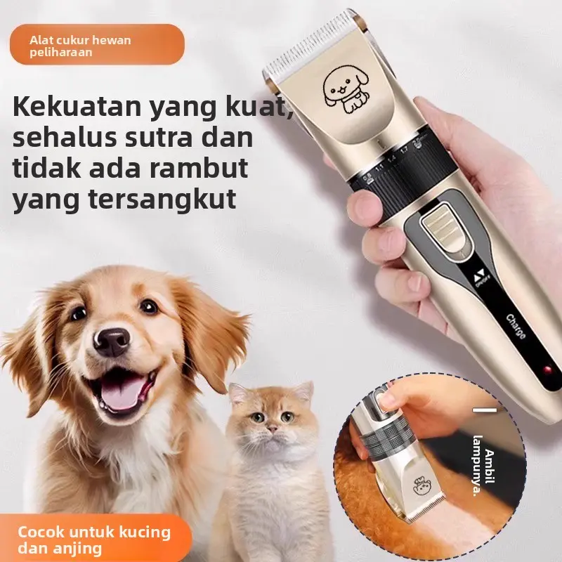 Pemangkas Bulu Hewan Peliharaan, Pencukur Hewan Peliharaan, Alat Cukur Hewan Peliharaan Elektrik, Perlengkapan Potong Rambut Elektrik, Pemangkas Bulu Kucing