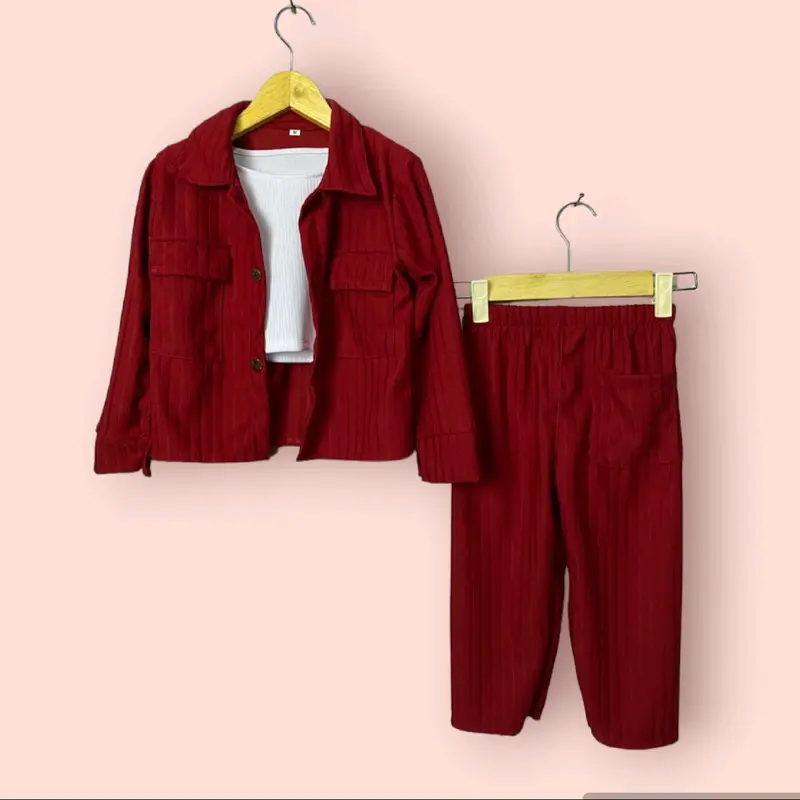 SETELAN ANAK PEREMPUAN 2-10TAHUN / ONE SET 3IN1 2024 3