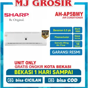 AC Sharp AH-AP 05 BMY / 05BEY / 05D/L 1/2PK Plasma Cluster Unit Only - Garansi 10 Tahun