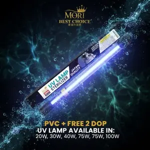 MORI UV 20 30 40 Watt Lampu UVC Kolam