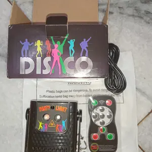 Party Light Lampu Diskotik Dugem 60 Pola Laser DJ RGB Remote & Sound Control untuk Wedding KTV Club Ultah Pesta Rumah