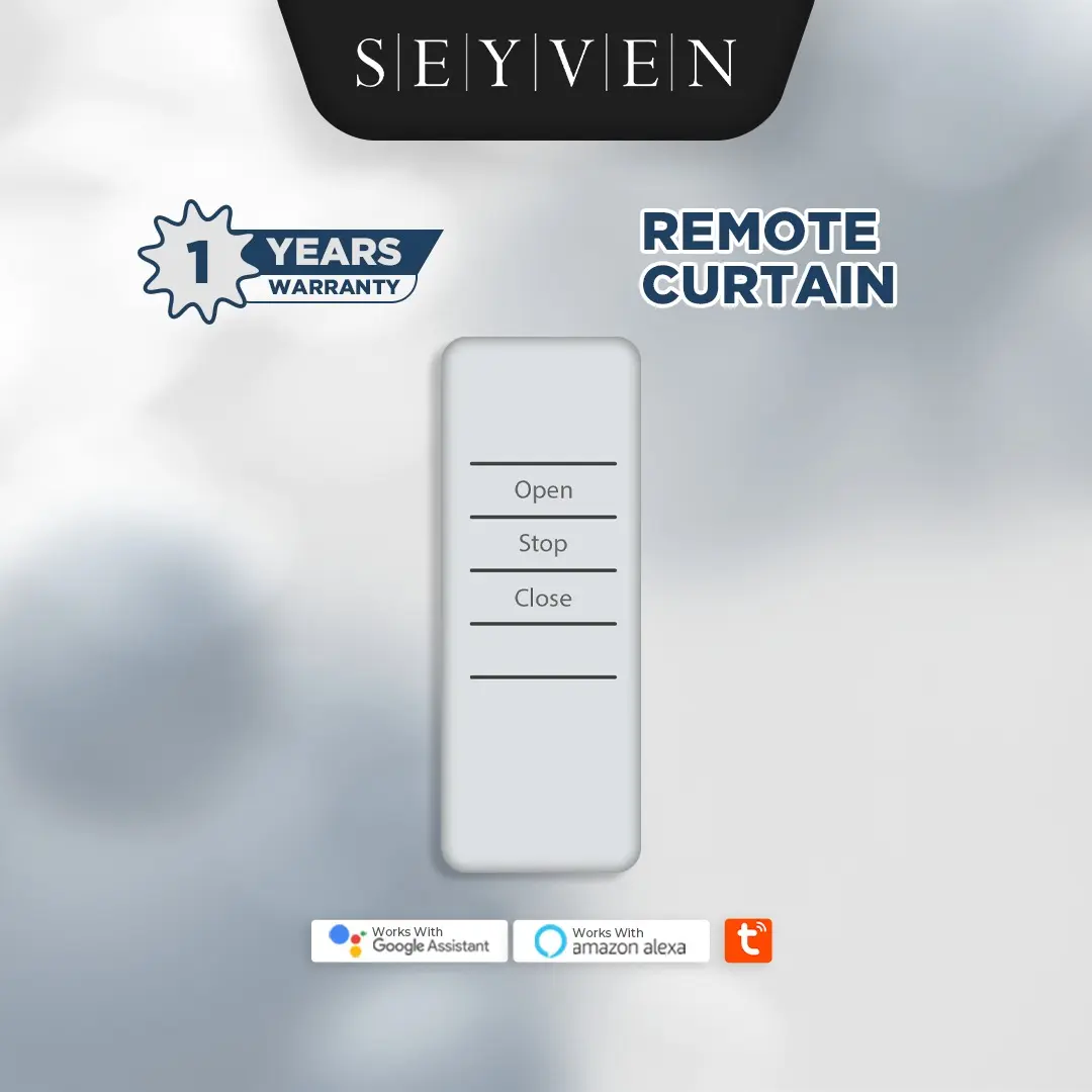 SEYVEN WIFI SMART CURTAIN SWITCH REMOTE CONTROL TUYA GORDEN OTOMATIS