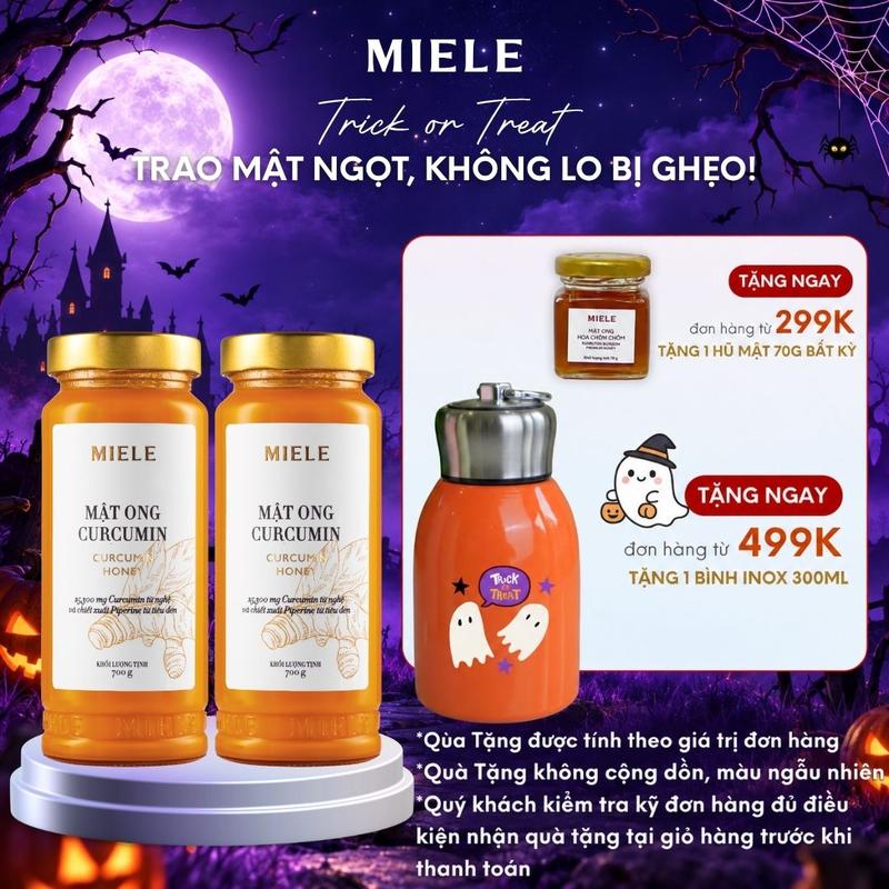 Combo 2 Hũ Mật Ong Curcumin Miele 700g - Miele