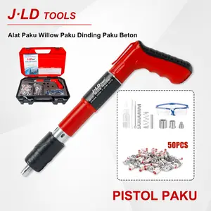 JLD Pistol Paku Pistol Pengencang Alat paku tembak beton Nailgun paku tembak manual Mesin Paku Beton Fastening Gun